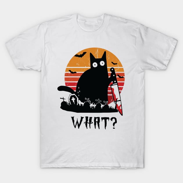 Cat What T-Shirt by dlopezdiana